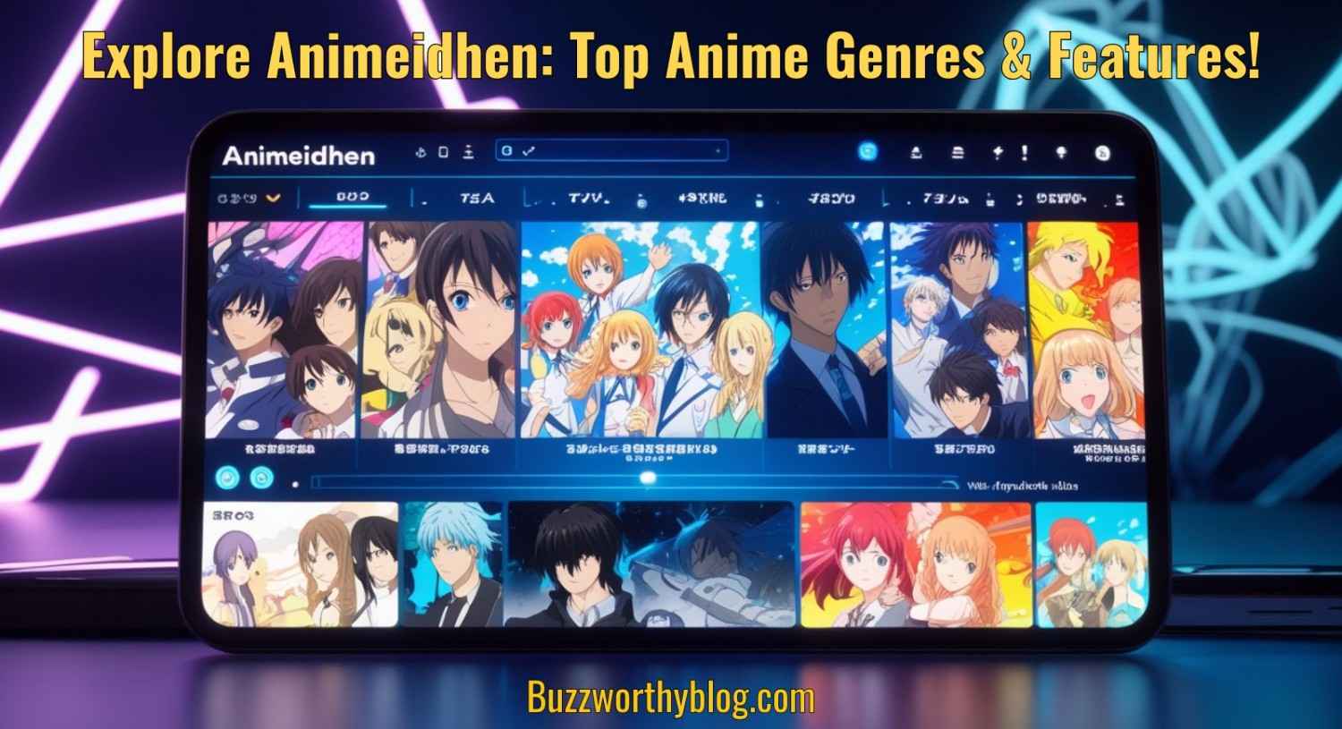 Explore Animeidhen: Top Anime Genres & Features