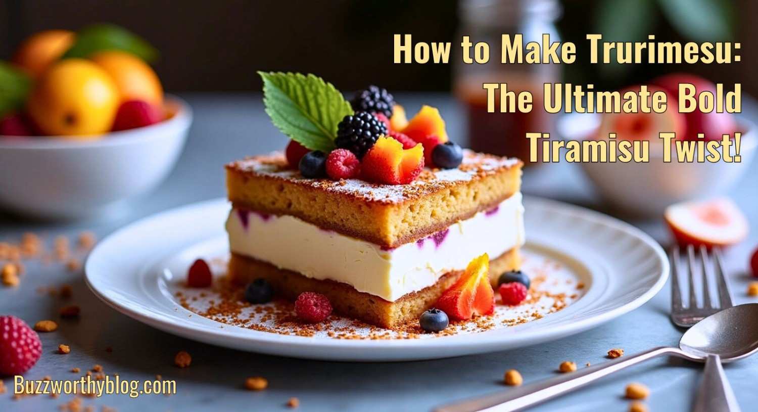 How to Make Trurimesu: The Ultimate Bold Tiramisu Twist