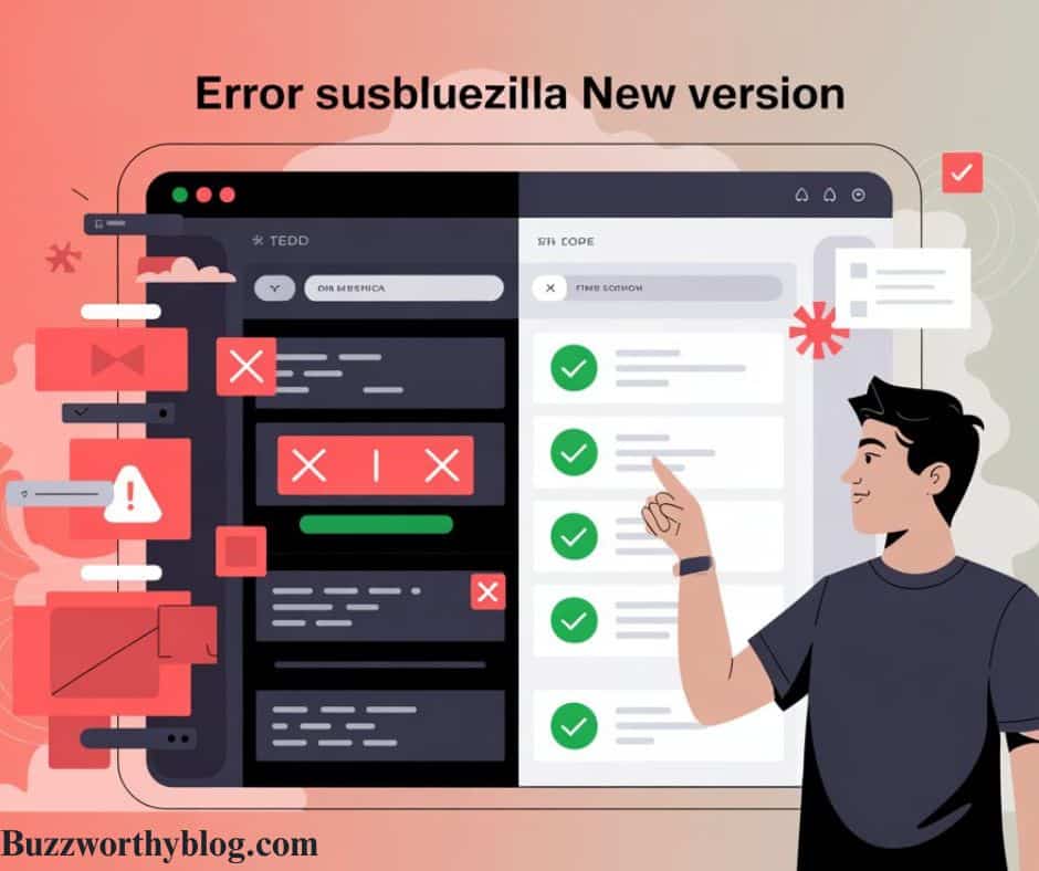 error susbluezilla new version
